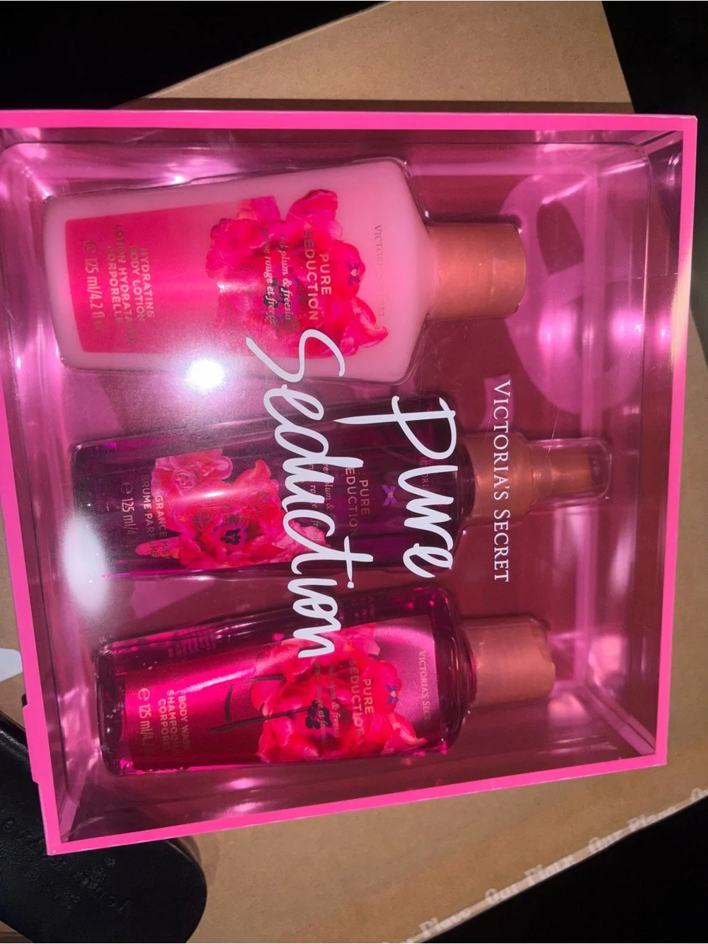 Victoria's Secret Pure Seduction Bath & Body Trio - Pink